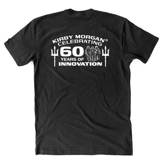 Kirby Morgan 60th Anniversary T-Shirt NEGRO