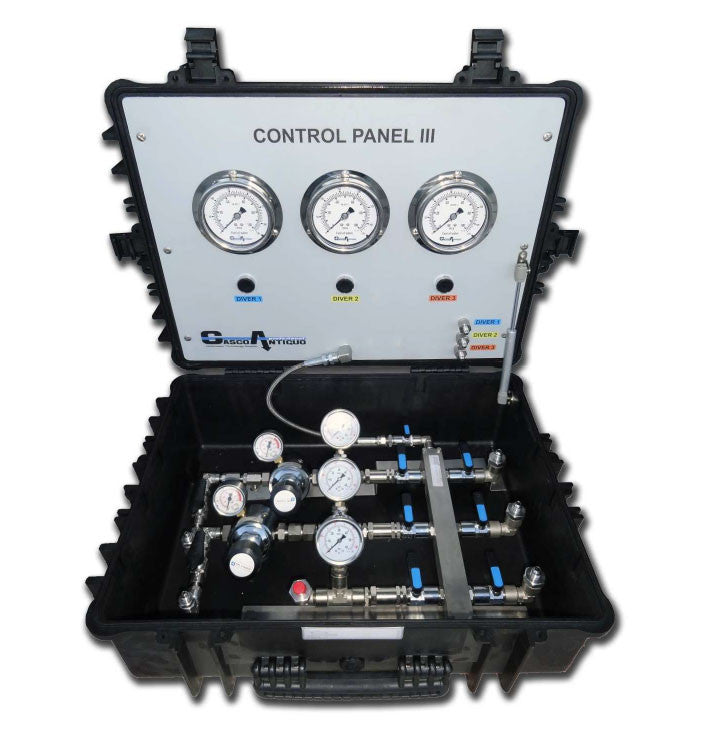 PANEL DE GASES / TDS 3 Buceadores