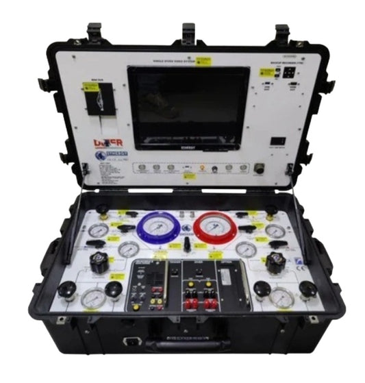 Panel de control para operaciones de buceo comercial con de Amron y Video de Outland 