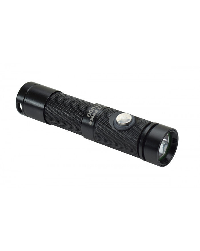 linterna de buceo Altair S1000 color negro con findo blanco 