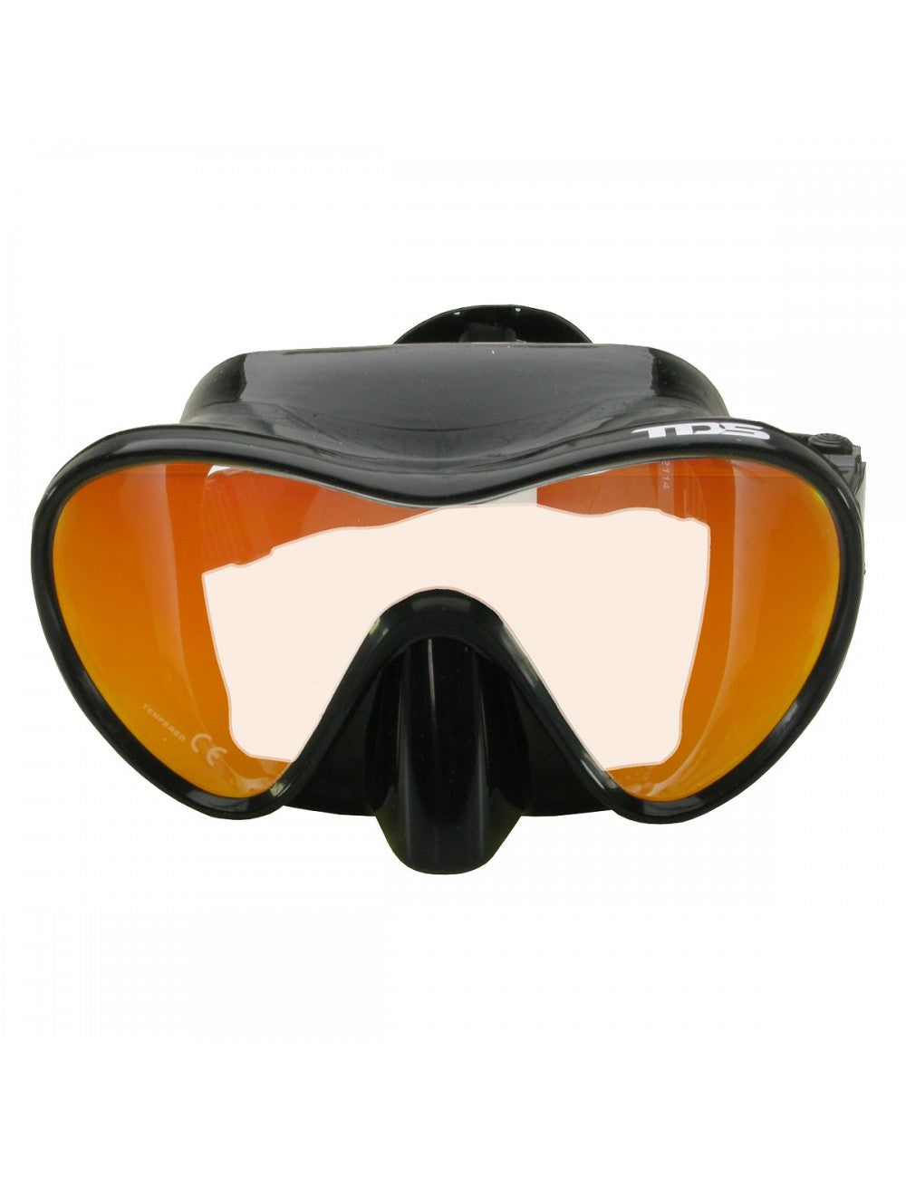 Máscara de Buceo Frameless Fun Black con Cristal Revo