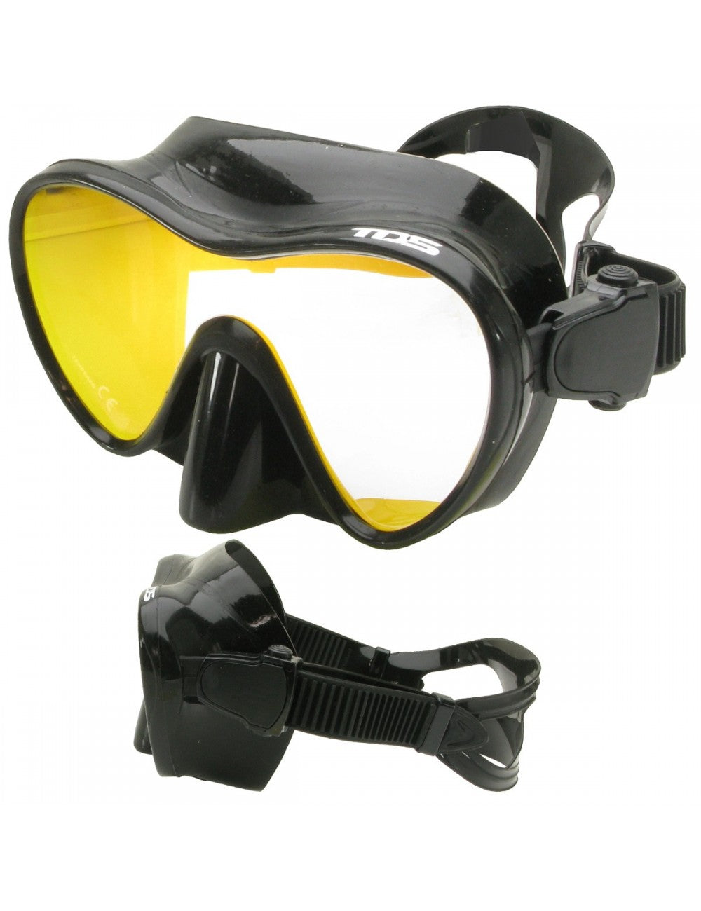 Máscara de Buceo Frameless Fun Black con Cristal Revo