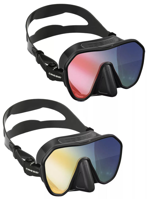 Máscara de Buceo Cressi Z2 UV Black - Protección Solar